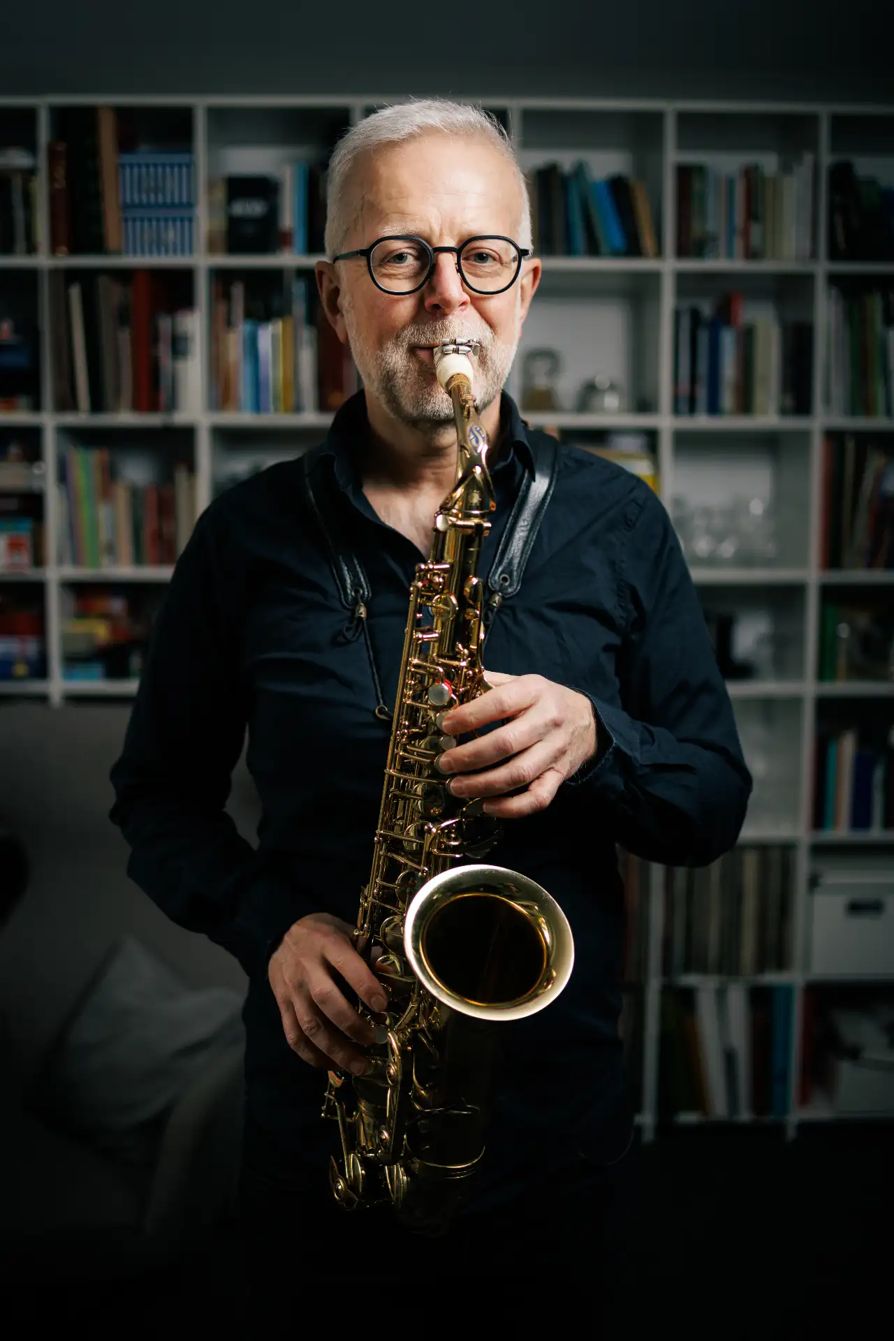 Jazz Saxophonist Ulli Jünemann Jazz Altsaxophonist Ulli Jünemann bei Konzertaufnahme